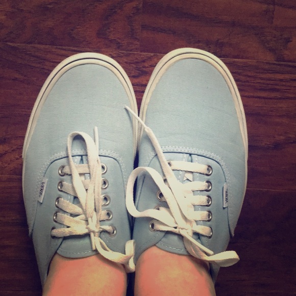 Vans Shoes - Baby blue Vans women’s  size 10 men’s size 8.5
